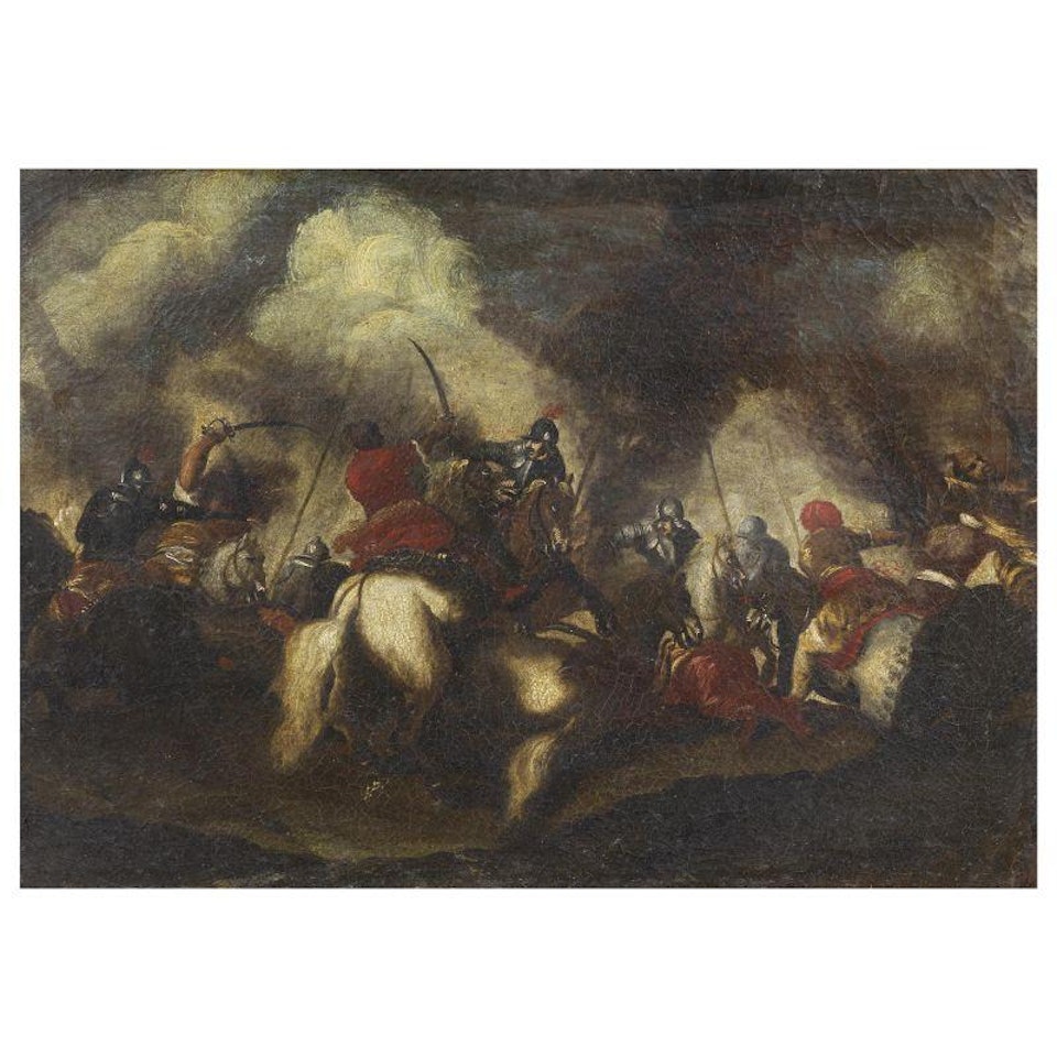 BATTLE SCENE by Italian School