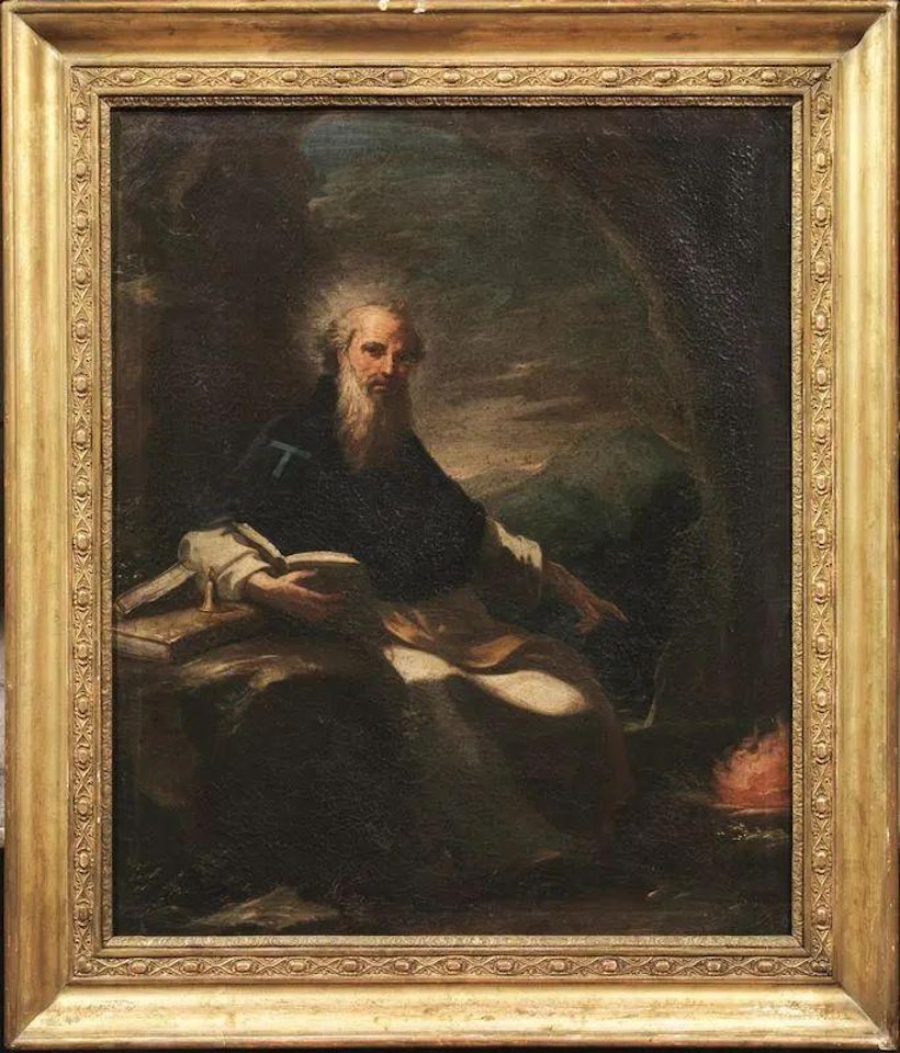 SAINT ANTHONY ABATE by Roman School