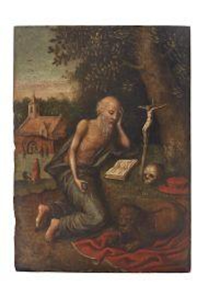 SAINT JEROME PENITENT by Flemish School