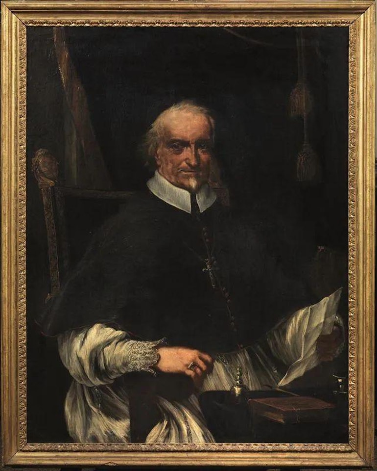 PORTRAIT OF HIGH PRELATE by Roman School