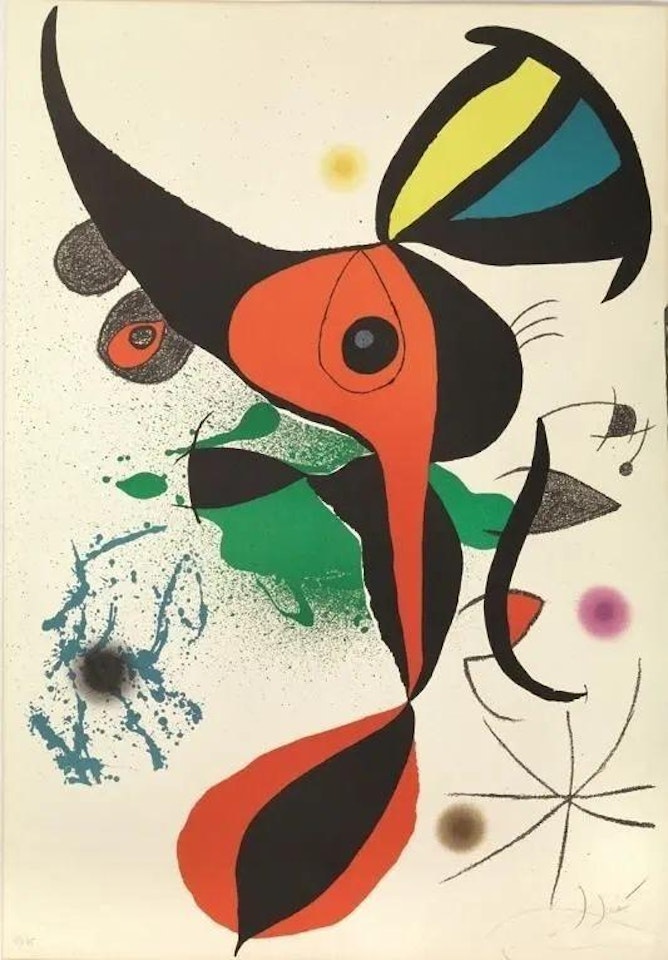Oda to Joan Mirò by Joan Miró