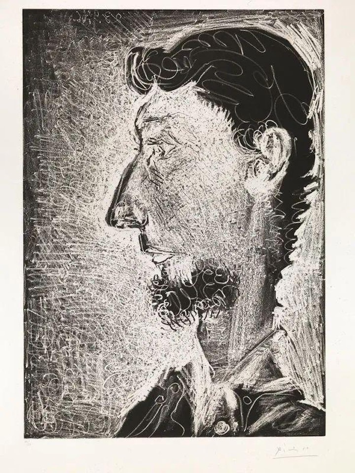 Portrait of Pierre Crommelynck by Pablo Picasso