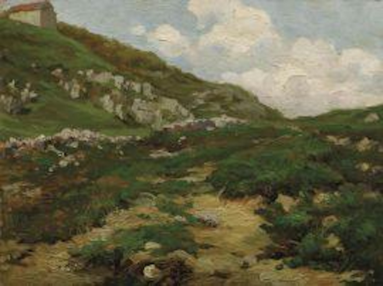 MOUNTAIN LANDSCAPE by Guglielmo Ciardi