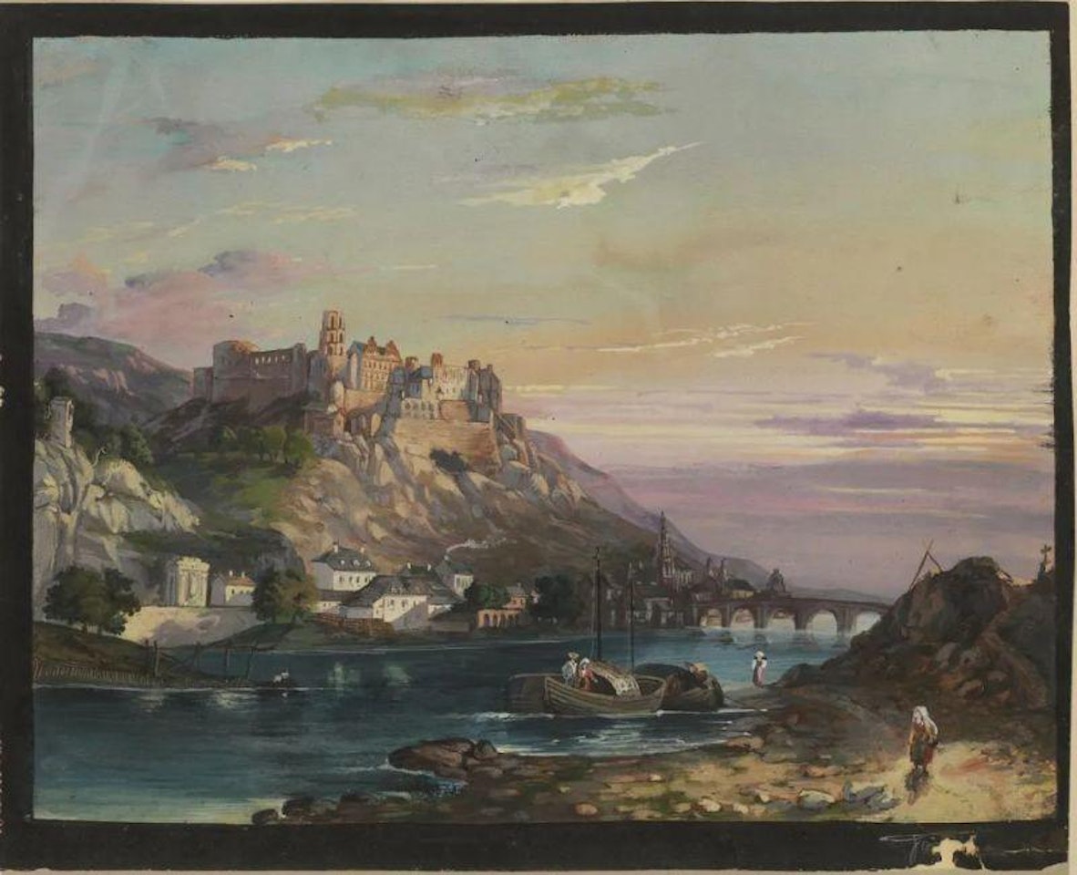 VIEW OF HEIDELBERG by German School