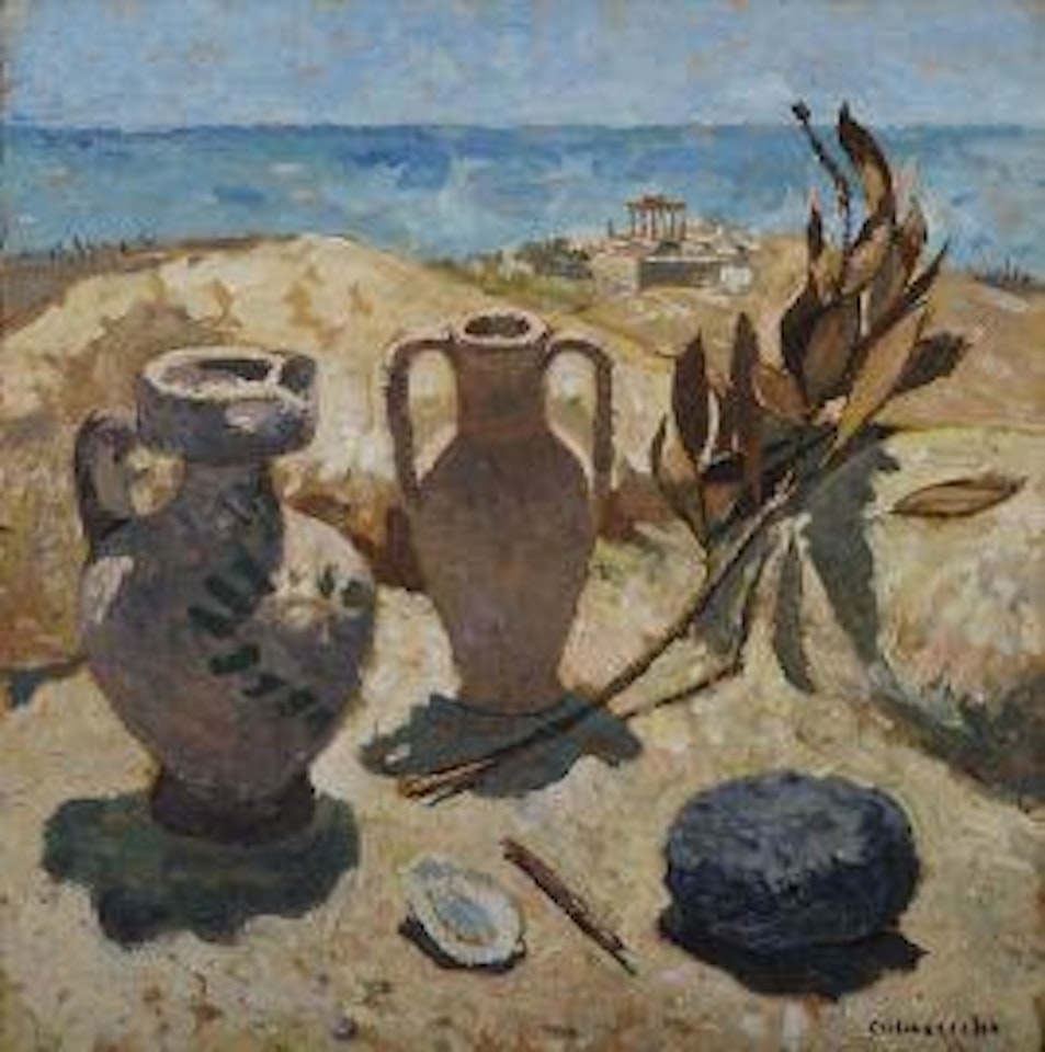ARCHAEOLOGICAL STILL LIFE by Giovanni Colacicchi