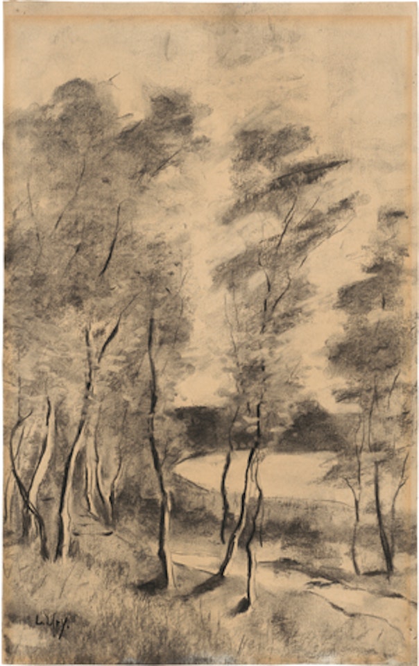 At Grunewaldsee, Berlin by Lesser Ury