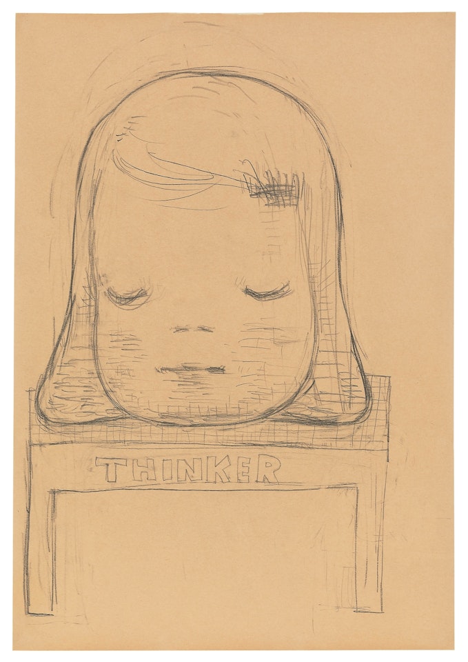 Sketch for the Sculpture by Yoshitomo Nara