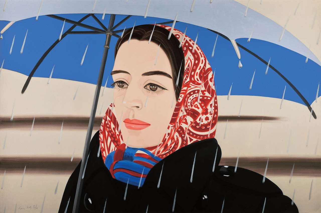 Blue Umbrella 2 by Alex Katz