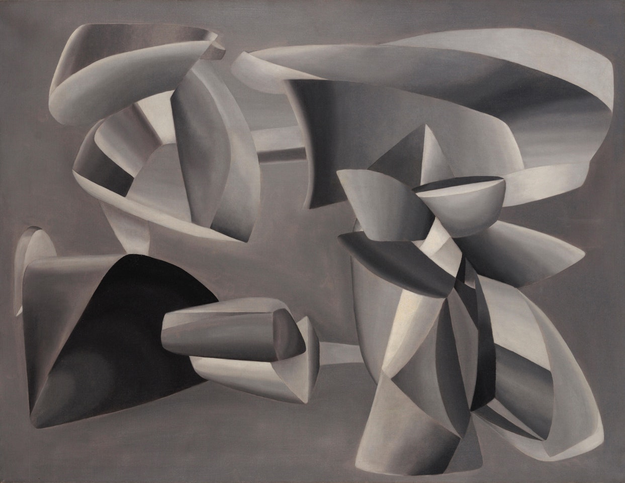 Grey Scale Composition by John Ferren