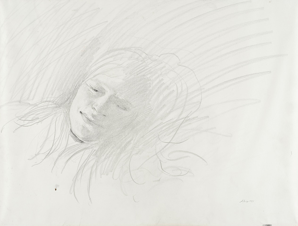 Her Head by Andrew Wyeth