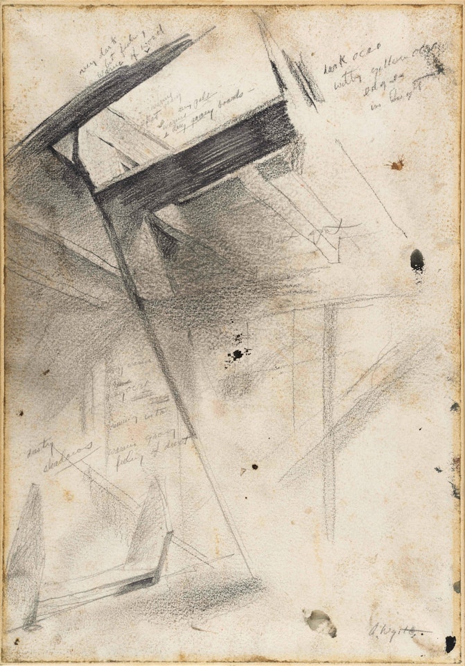 Toll Rope Study - 7 by Andrew Wyeth