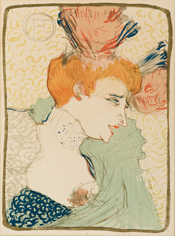 Mademoiselle Marcel Lender, en buste by Henri de Toulouse-Lautrec