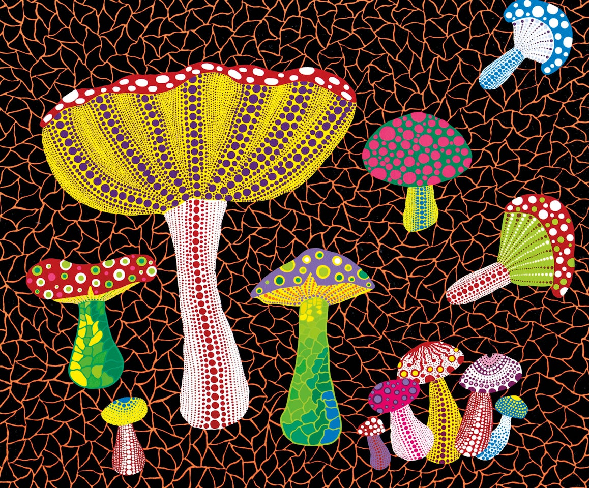 Toadstools by Yayoi Kusama