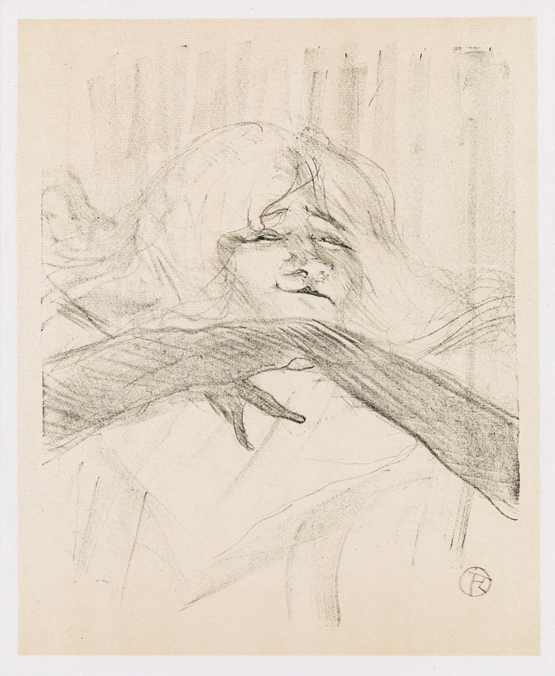 Yvette Guilbert, "Linger, Longer, Loo." by Henri de Toulouse-Lautrec