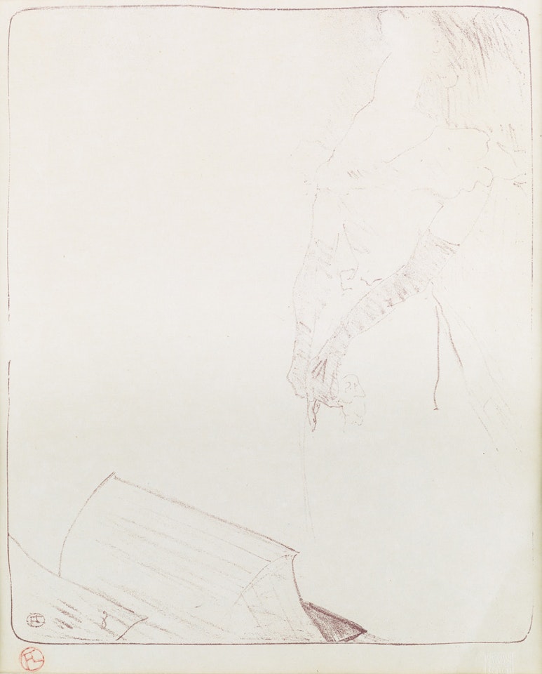 Frontispice pour 'Yvette Guilbert by Henri de Toulouse-Lautrec