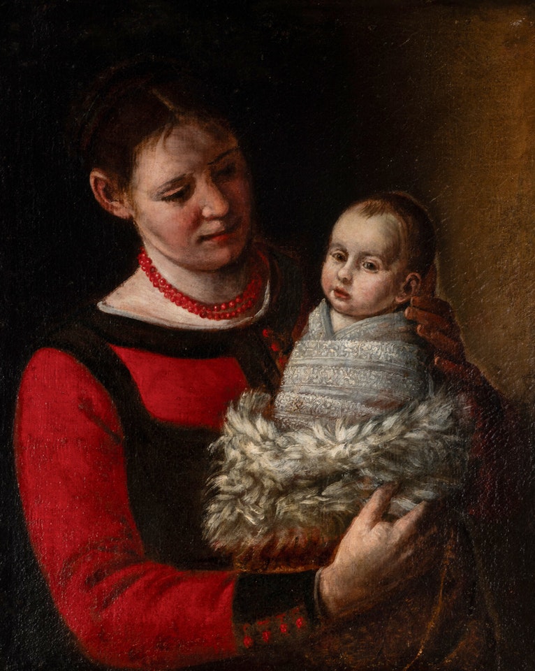 Mother and Child by BOLOGNESE SCHOOL