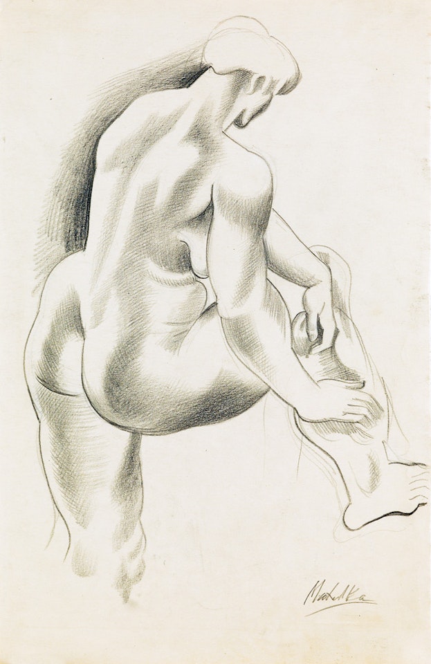 Standing Female Nude by Jan Matulka