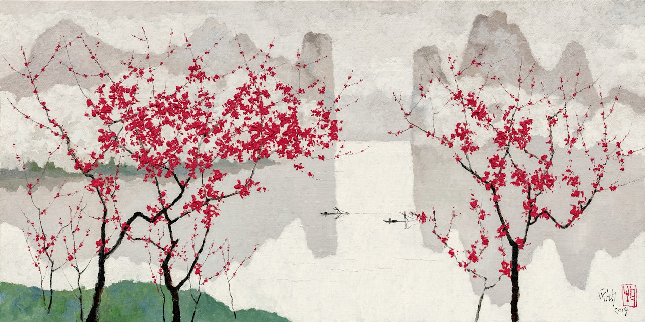 The Arrival of Spring in Lijiang by Pang Jiun