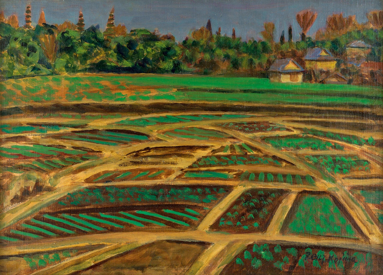 Pastoral Scene by Zenzaburo Kojima