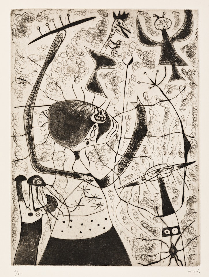 Les Trois Sœurs by Joan Miró