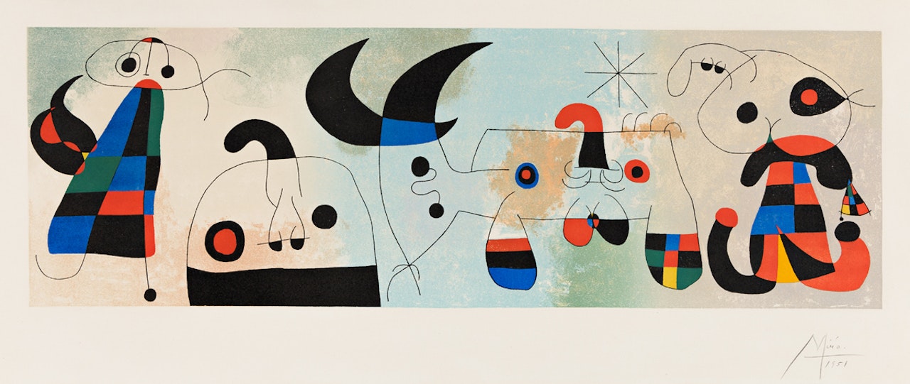 Sur Quatre Murs by Joan Miró