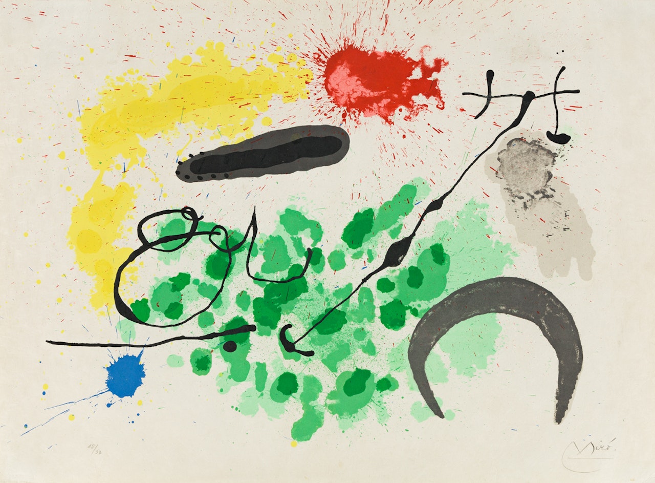 Le Lézard aux Plumes d'Or by Joan Miró