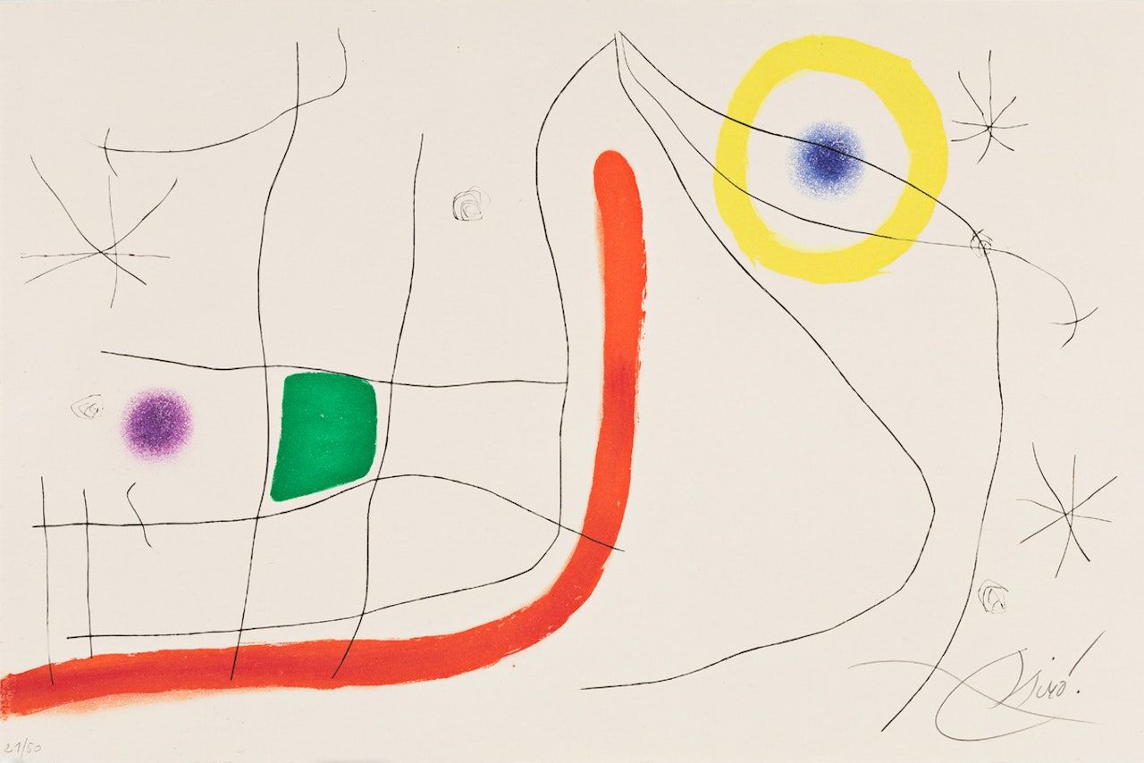 L'issue dérobée by Joan Miró
