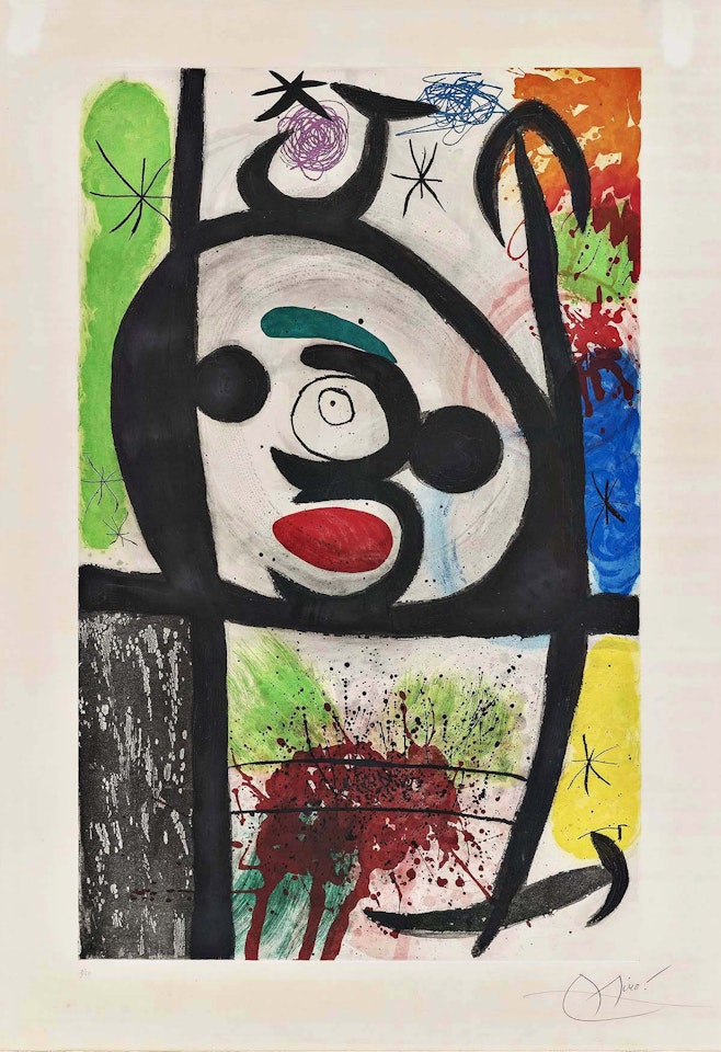 La Femme Toupie by Joan Miró