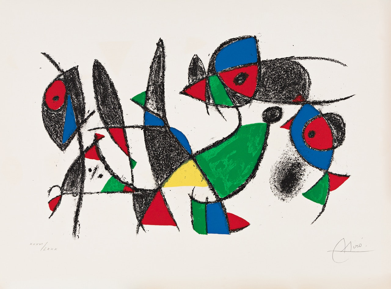 Miró Lithographs II by Joan Miró