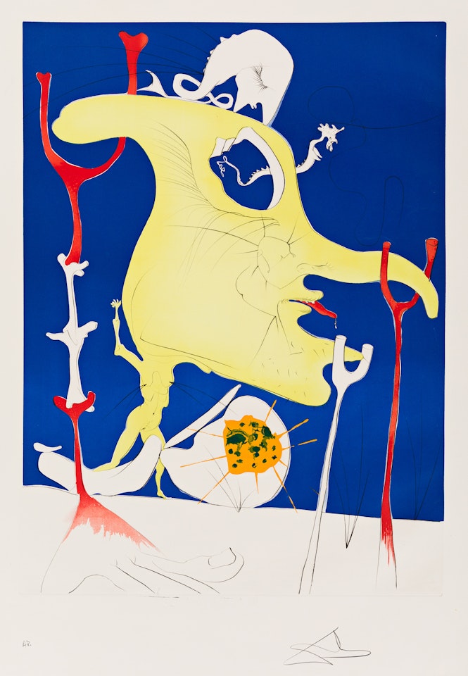 La Dernier Venu de la Dernière Planète by Salvador Dali
