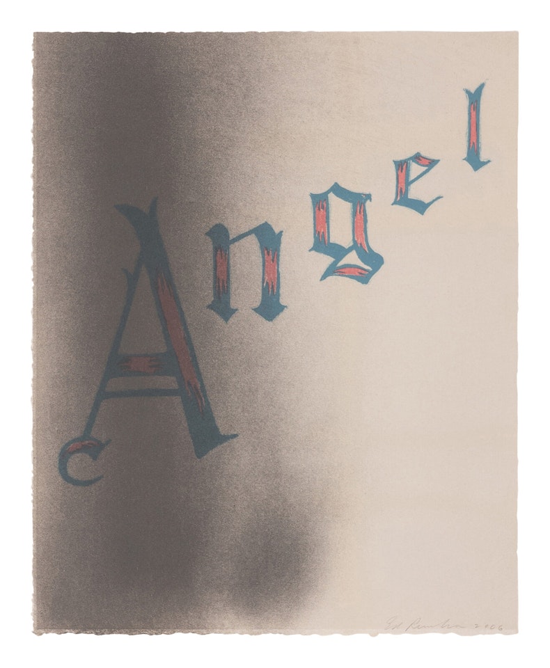 Angel by Ed Ruscha