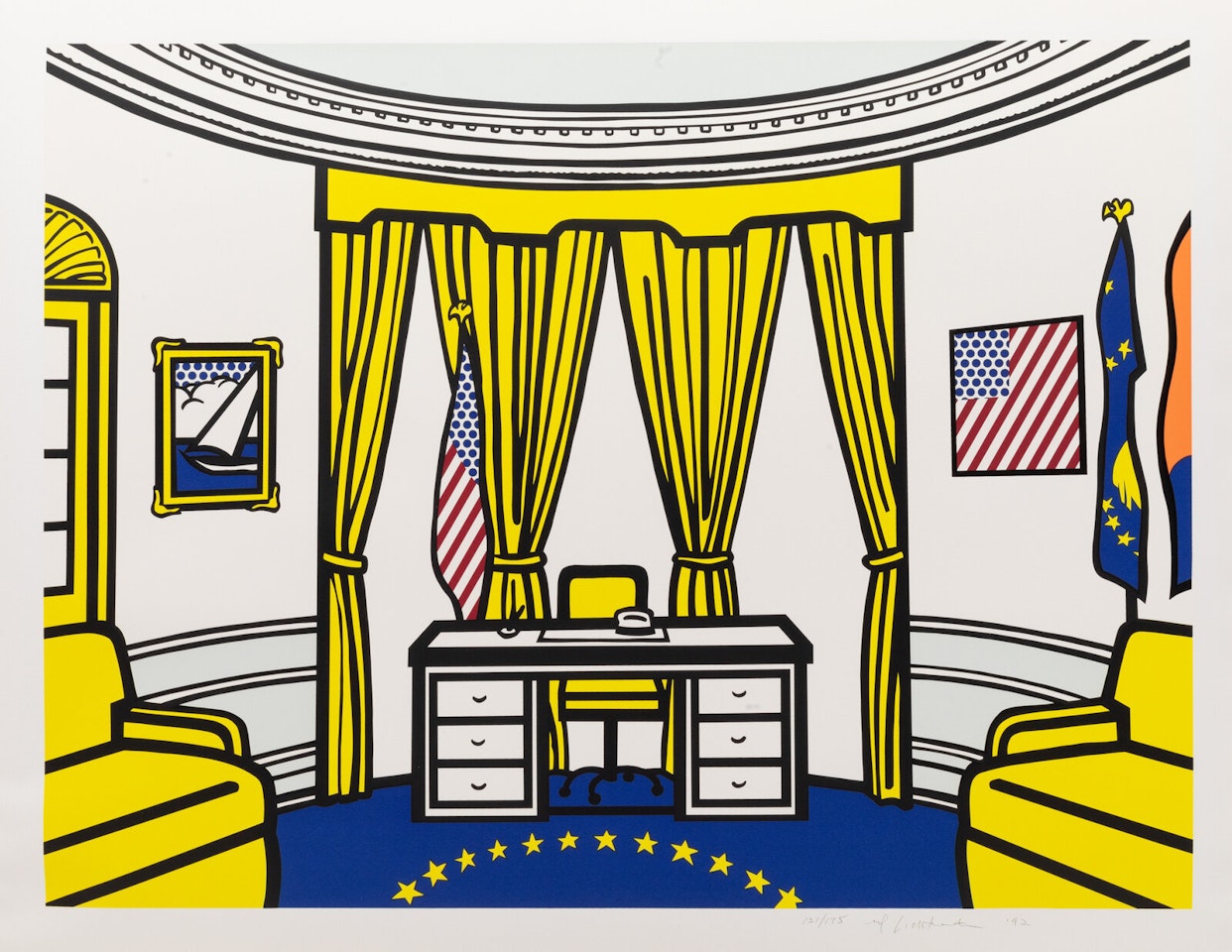 Oval Office by Roy Lichtenstein