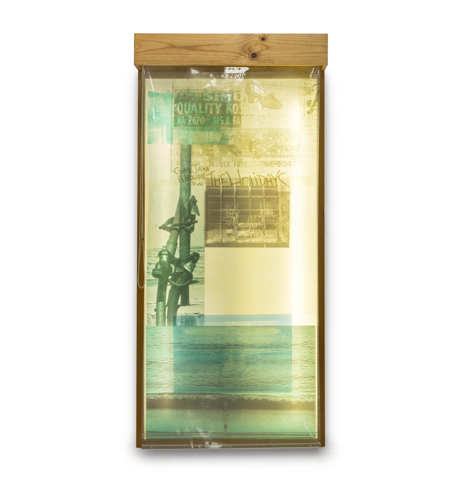 Sling-Shots Lit #1 by Robert Rauschenberg