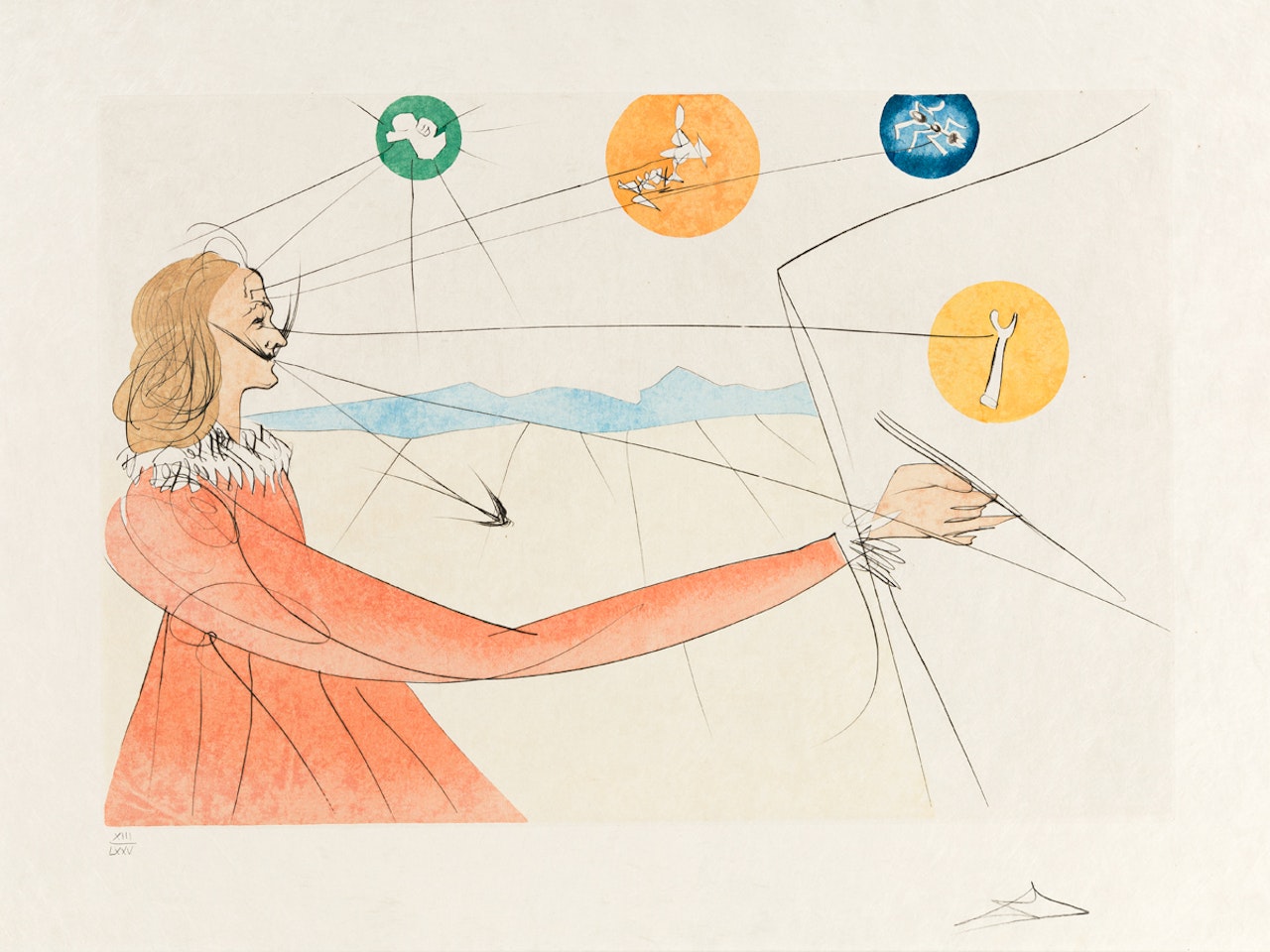 Imaginations and Objects of the Future by Salvador Dali