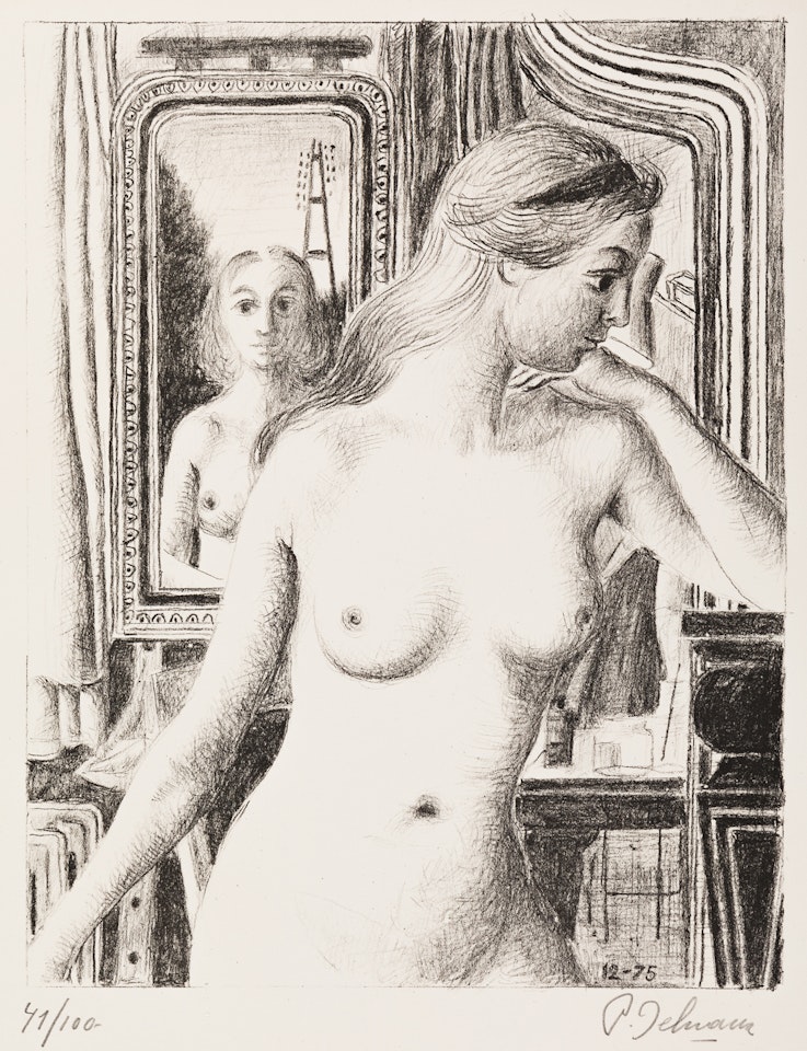 Reflection by Paul Delvaux