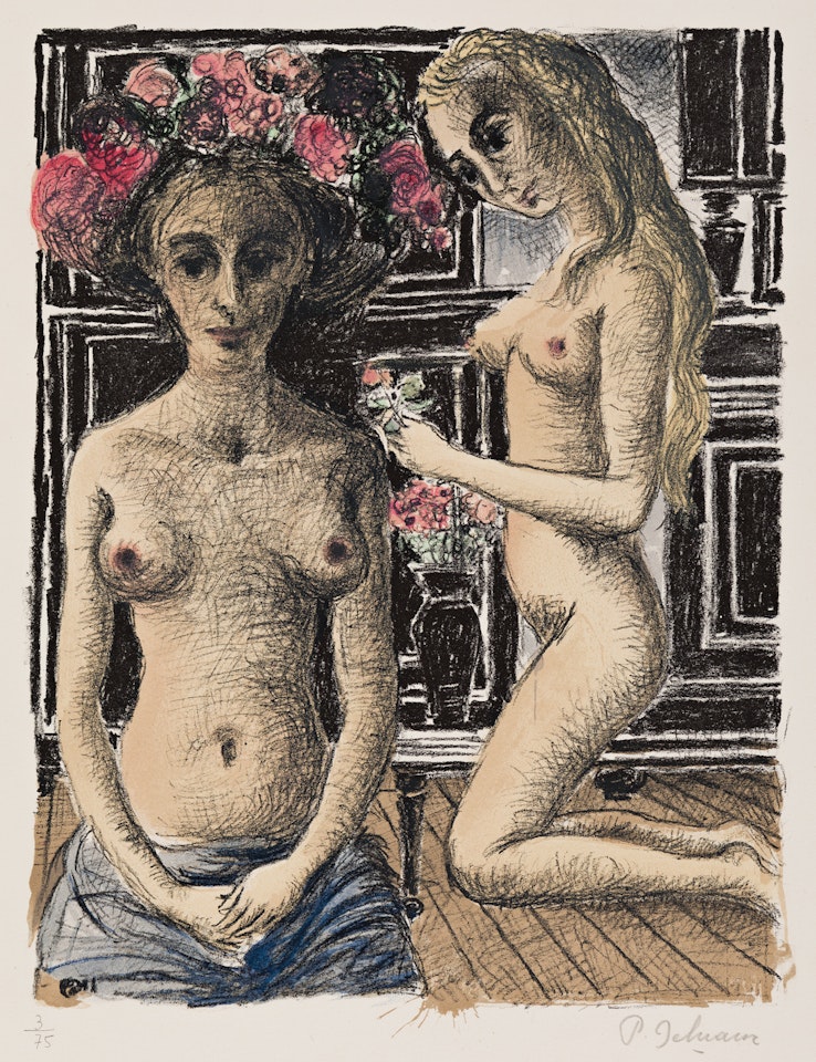 Phryné by Paul Delvaux