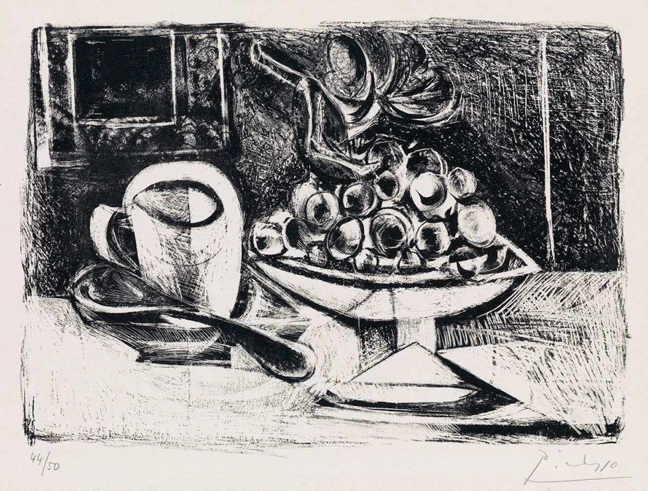 Nature morte au compotier by Pablo Picasso