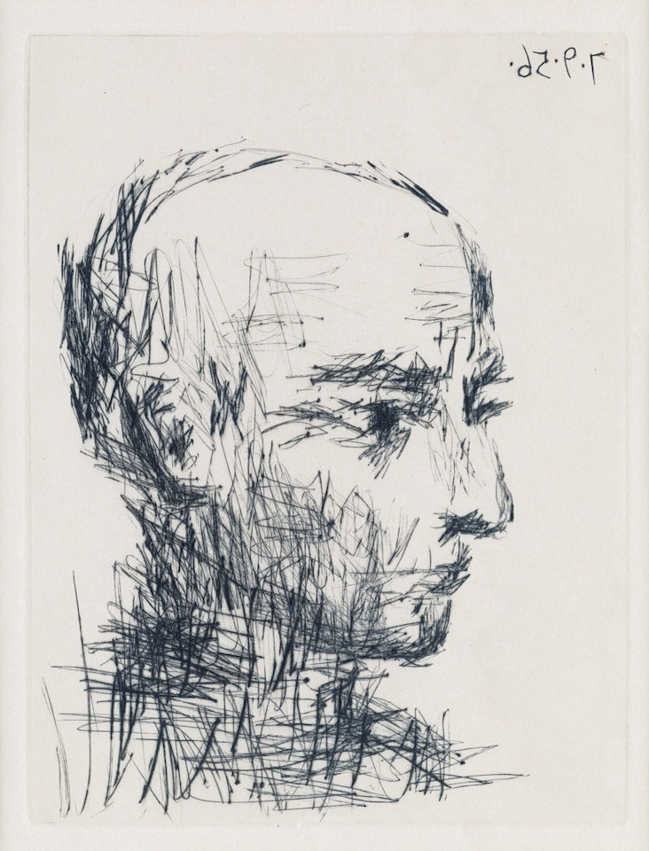 Portrait de Max Jacob by Pablo Picasso