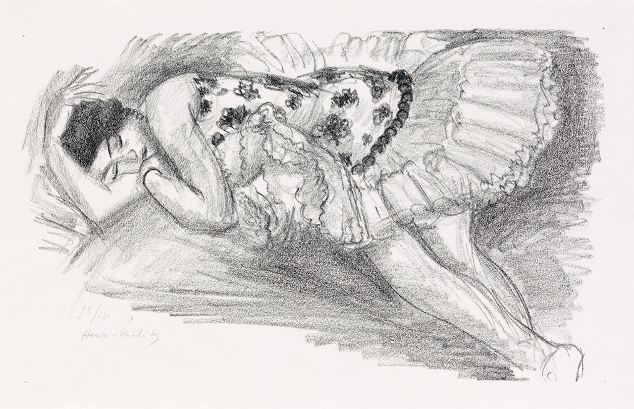 Danseuse endormie au divan by Henri Matisse
