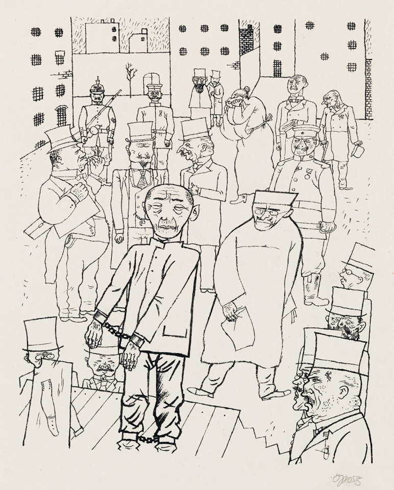 Kein Hahn kräht nach ihnen by George Grosz