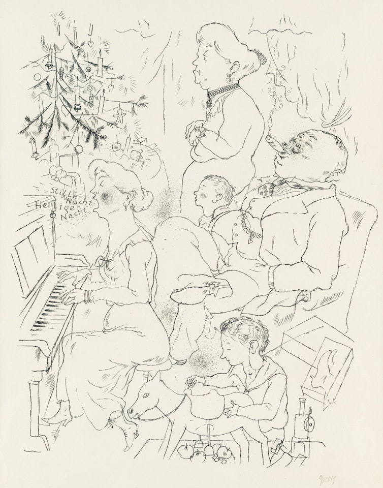 Gottes sichtbar Segen ist bei mir by George Grosz