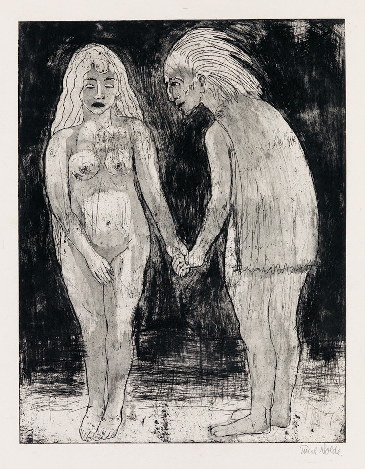 Junges Paar by Emil Nolde