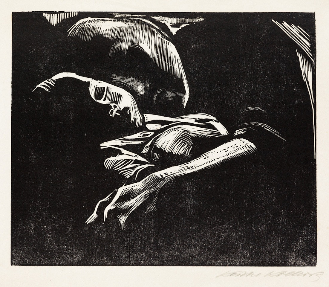 Schlafende mit Kind by Kathe Kollwitz