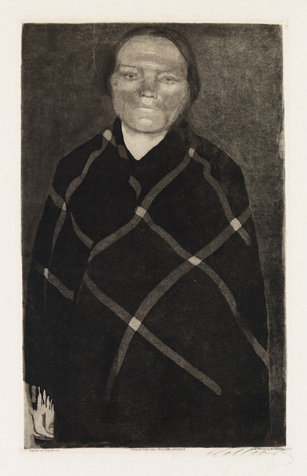 Schwangere Frau by Kathe Kollwitz