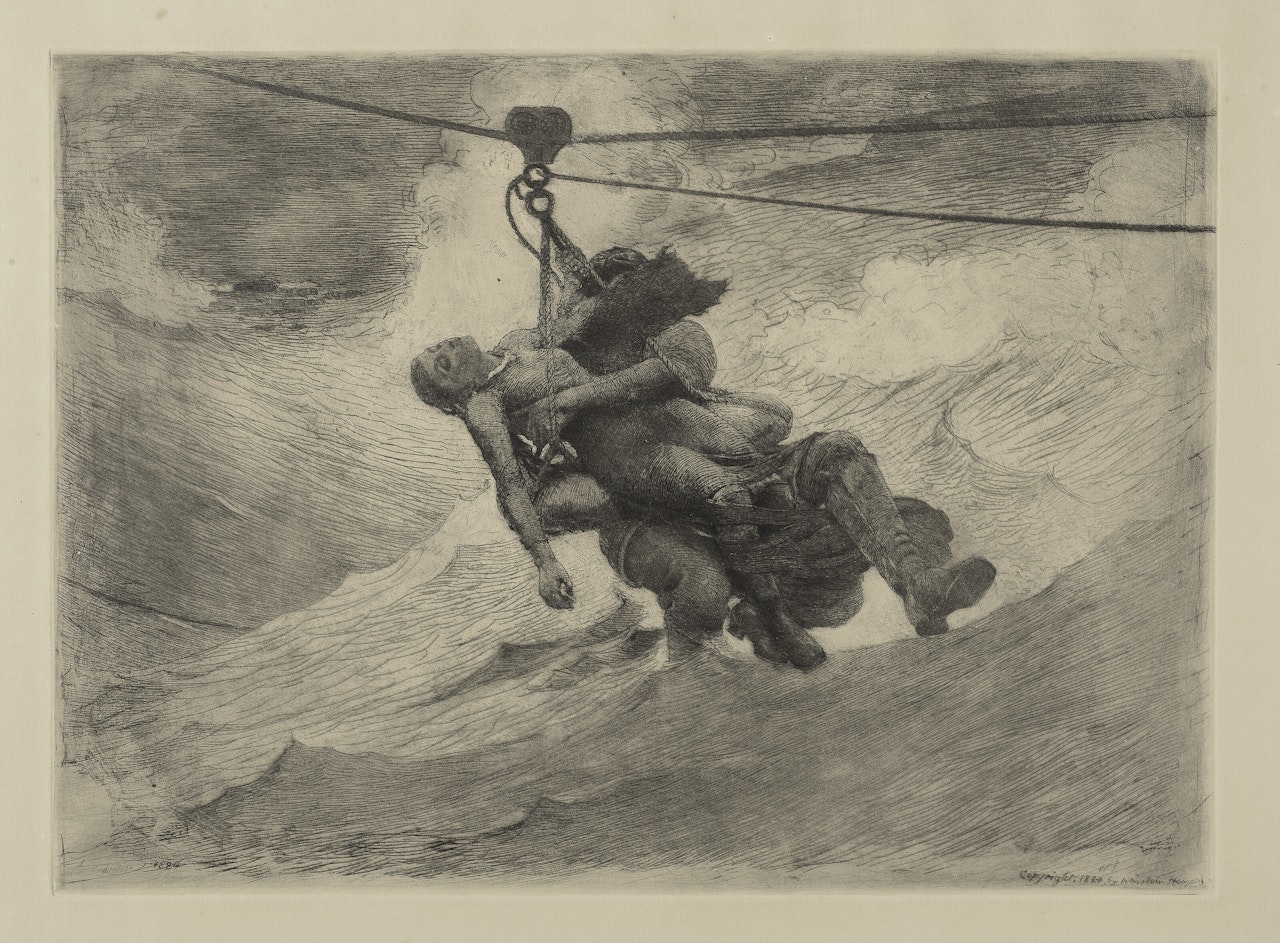 The Life Line by Winslow Homer
