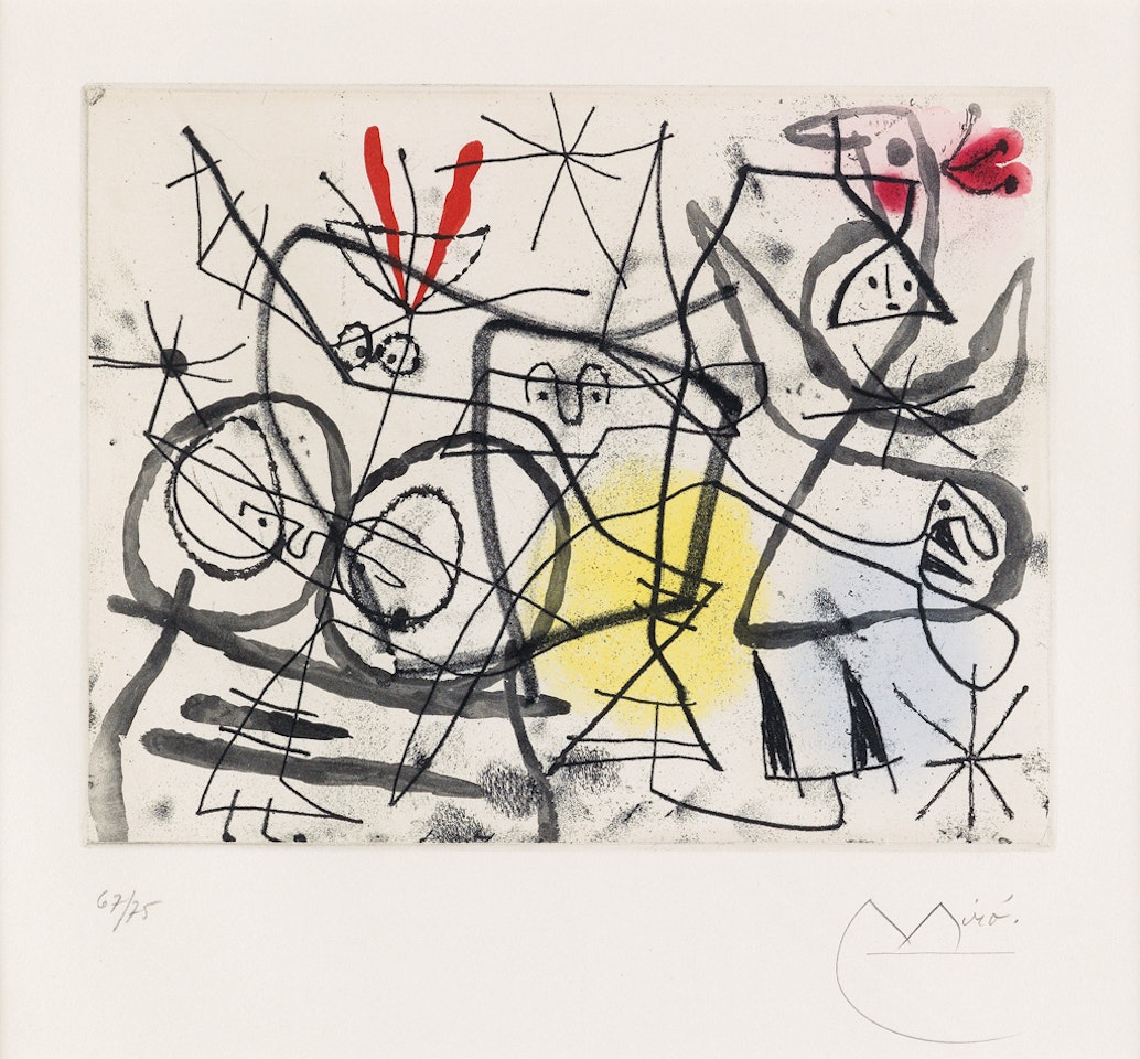 Préparatifs d'Oiseaux I by Joan Miró