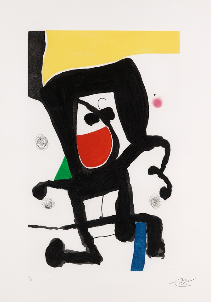 Mousse dans les Cordages by Joan Miró