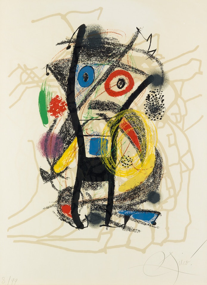 Hommage to Helion by Joan Miró