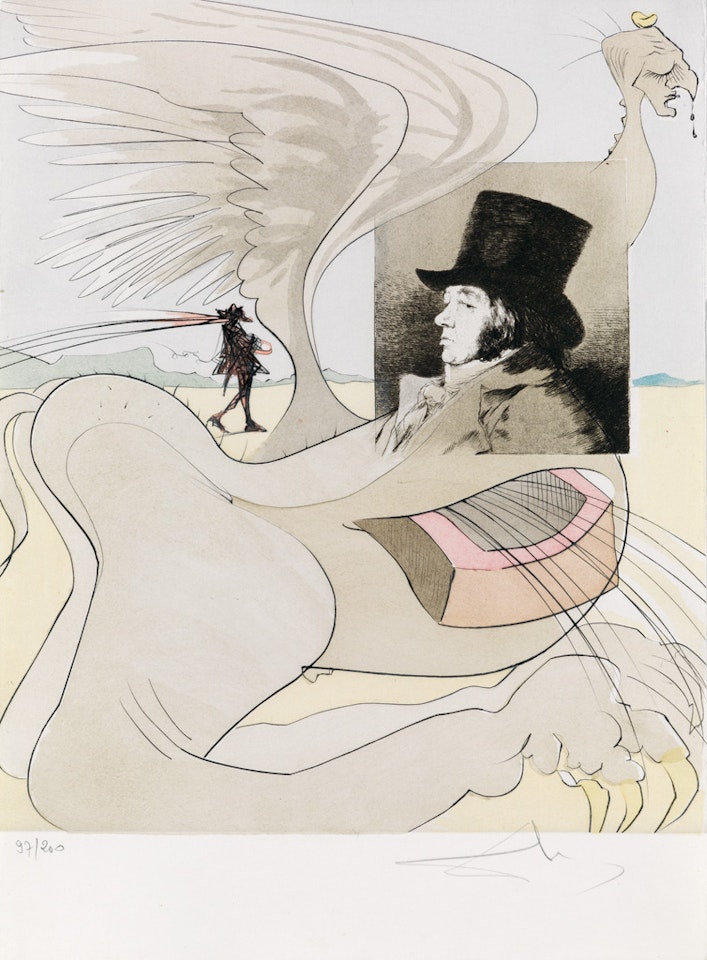 Les Caprices de Goya by Salvador Dali