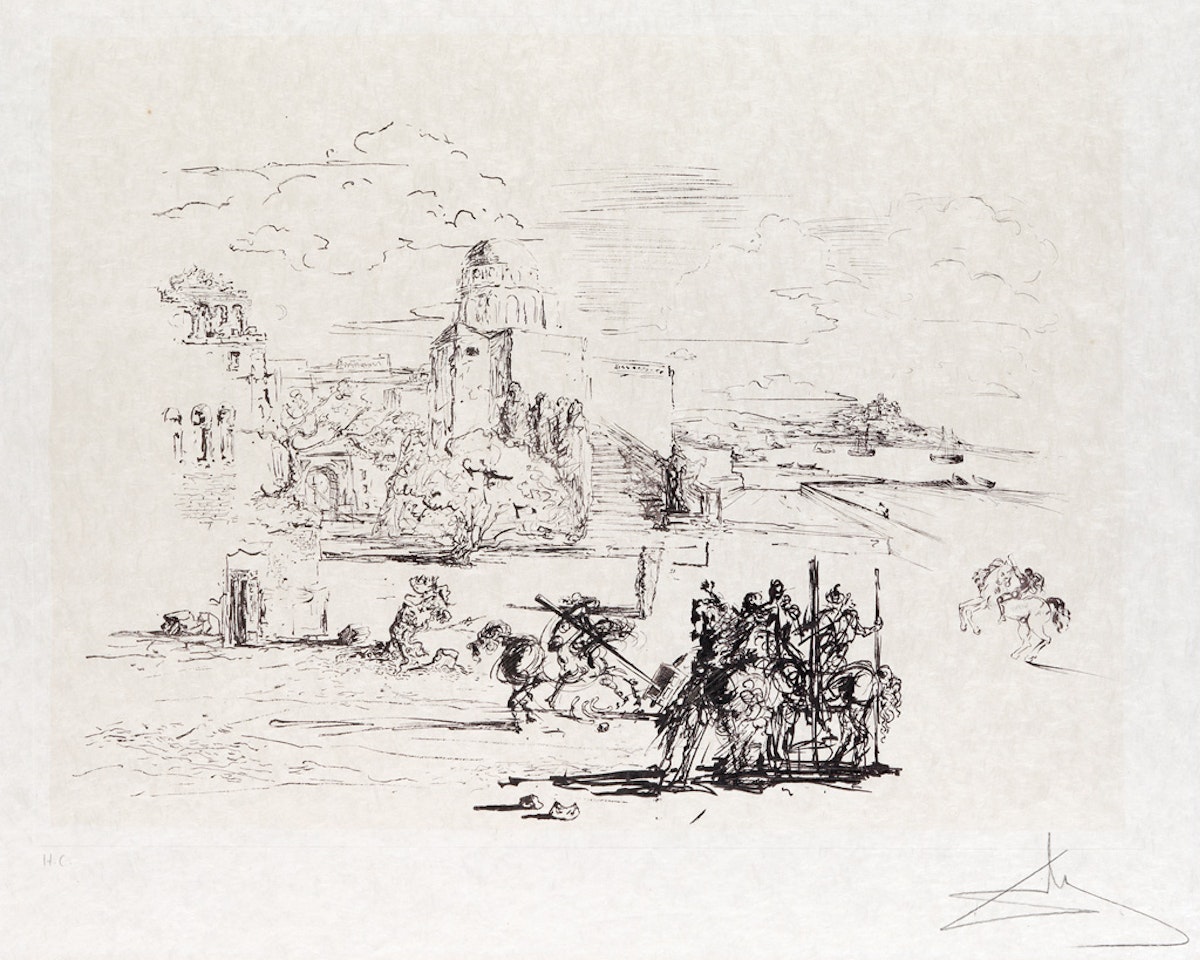 Road to Ampurdam by Salvador Dali